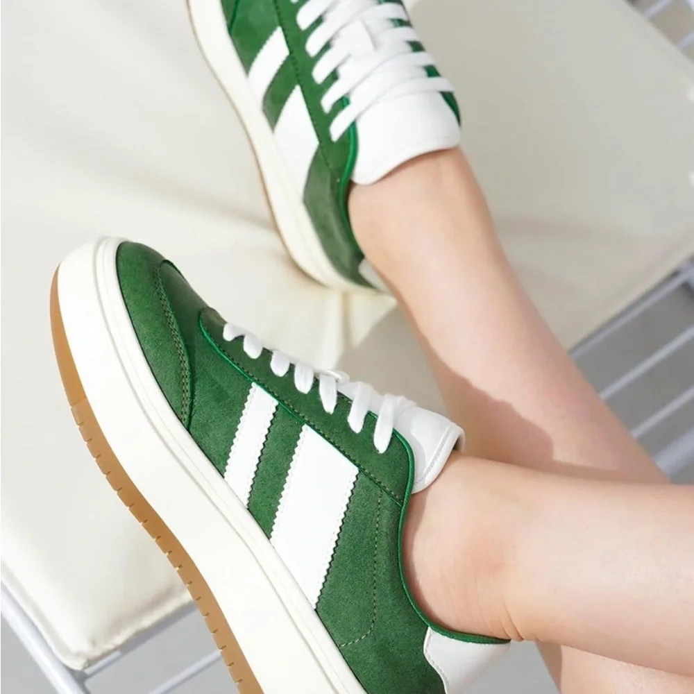 NWT Project Cloud Green and White Platform Sneakers - Picture 3 of 4